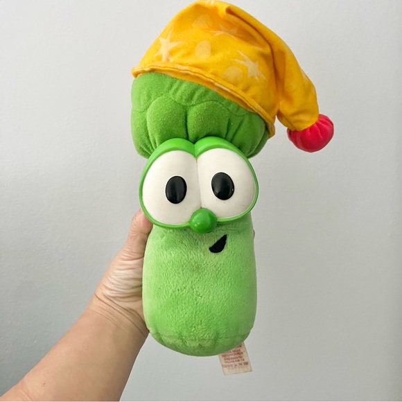 FisherPrice Toys 3 Veggie Tales Vintage Plush Stuffed Animals